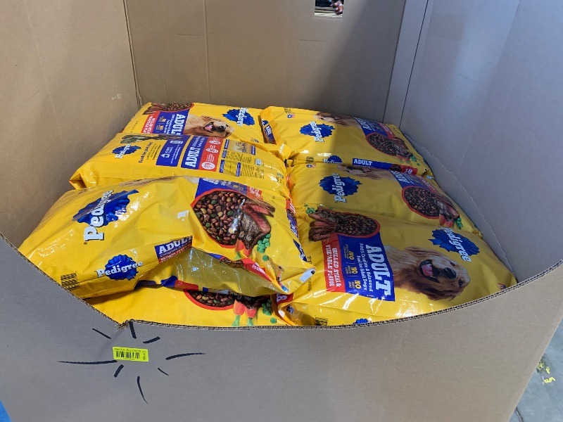 Photo 1 of ** FULL PALETTE - NO RETURNS - LAST SALE** Pedigree Complete Nutrition Adult Dry Dog Food, Grilled Steak & Vegetable Flavor, 18 lb. Bag ** DIFFERENT EXPIRATION DATES **