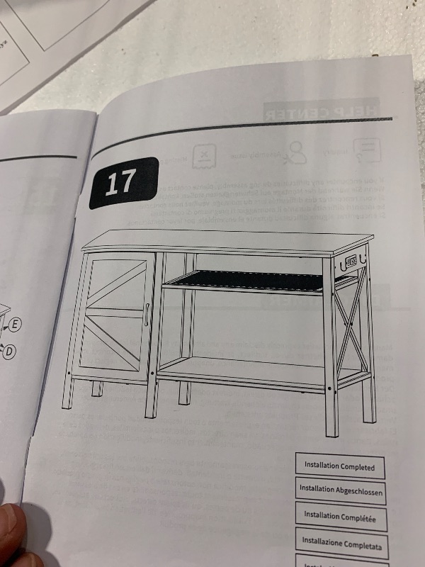 Photo 1 of [PICTURE IS NOT AN EXACT MATCH]Computer Desk with Drawers and Storage Cabinet, Workstation Computer Desk