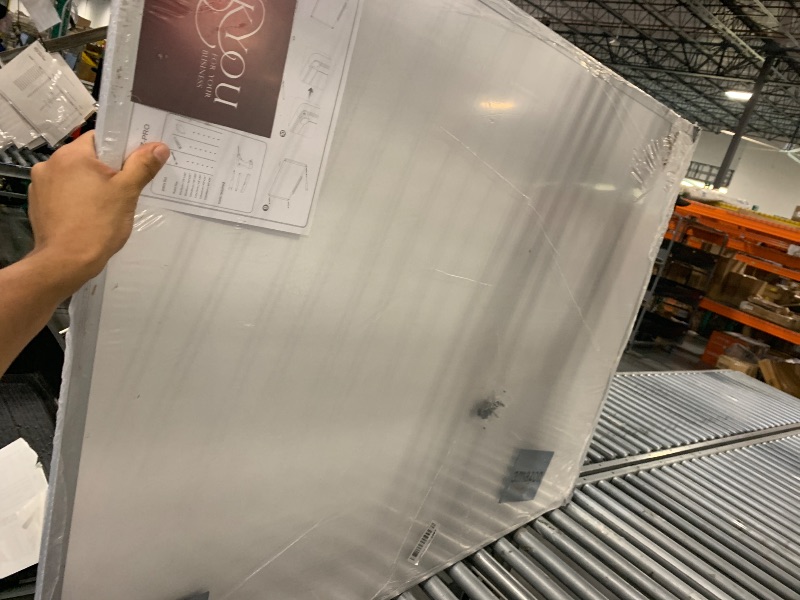 Photo 1 of [MINOR DAMAGE TO DRY ERASE SIDE OF BOARD]  VIZ-PRO Cork Notice Board, 48 X 36 Inches, Cork Bulletin Board with Silver Aluminium Frame