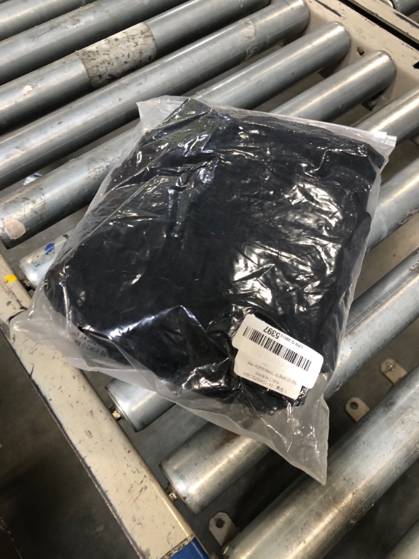 Photo 1 of ***USED****TOPMAN Mens Linen Casual Dress Pants Elastic Drawstring Waist Lightweight Summer Beach Pants with Pockets, Black, US (36) L