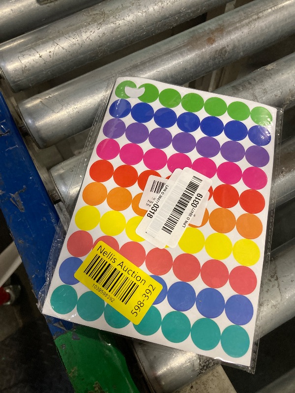 Photo 1 of 1400 PCS Colored Dot Stickers Round Color Coding Labels Classroom Must Haves, Circle Dots Labels Price Stickers Polka Circle Dot Stickers Label Sticker for Office, Classroom Decor, Papers Etc