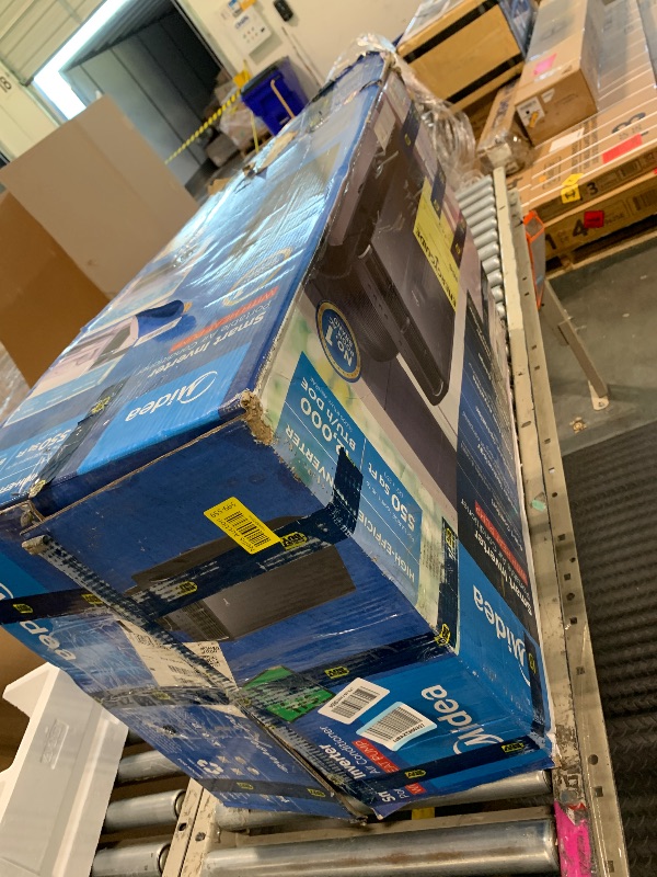 Photo 1 of ***USED*** Midea Duo 14,000 BTU (12,000 BTU SACC) High Efficiency Inverter Ultra Quiet Portable Air Conditioner, with Heat up to 550 Sq. Ft., Works with Alexa/Google Assistant, with Remote Control & Window Kit