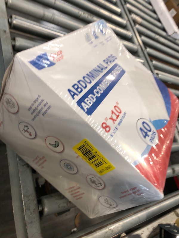 Photo 1 of GauzeCare Sterile Abdominal- ABD Combine Pads| 40-Pack, 8x10 Inches| Extra Absorbent & Thick, Individually Wrapped Wound Dressing, First Aid Pads| Surgical-Grade, Nonstick- for Heavy Leakage, Post Op