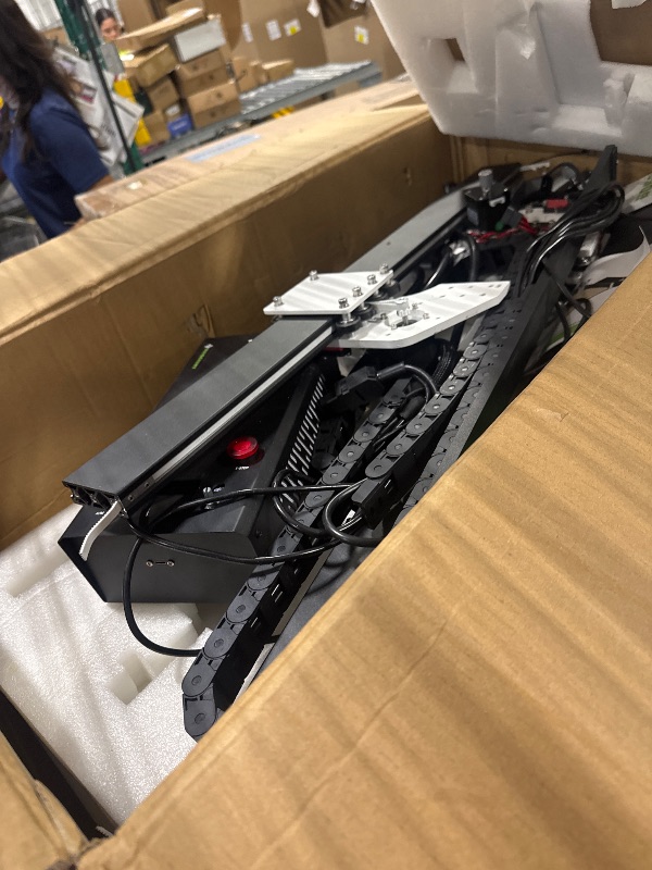 Photo 1 of **PARTS ONLY**Axiscreat CNC Router Machine 6060, 710W Power Trimmer Router, Linear Rails and Belt Driven, 3-Axis Cnc Engraving Milling Machine for Wood Acrylic Aluminum, Working Area 23.6" x 23.6" x 3.74"