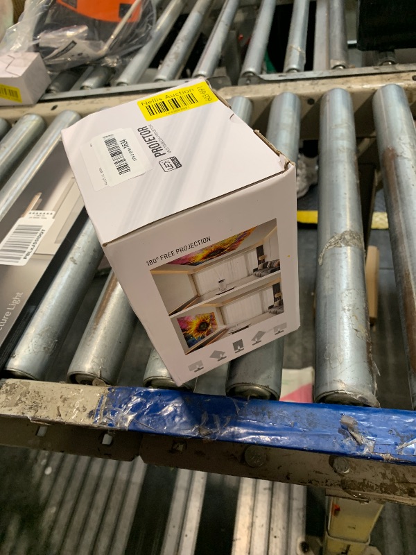 Photo 1 of ENUOSUMA Projector 4K Support, HY300 Ultra Mini Projector with Wifi6 and Bluetooth, 5w Soundbase Speaker, Auto Vertical Keystone 210°Rotatable Portable Proyector for Home Bedroom Outdoor