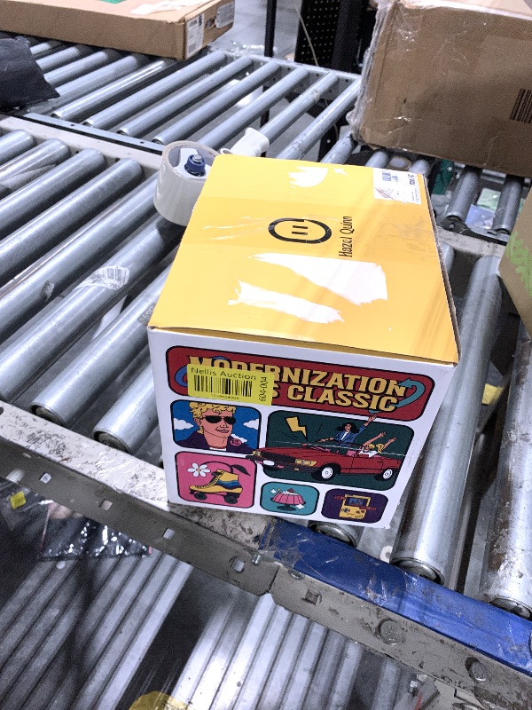 Photo 1 of ***MISSING TOP***Hazel Quinn Retro Electric Kettle - 1.7 Liters / 57.5 Ounces Tea Kettle with Thermometer, All Stainless Steel, 1200 Watts Fast Boiling, BPA-free, Cordless, Automatic Shut Off - Pearl White