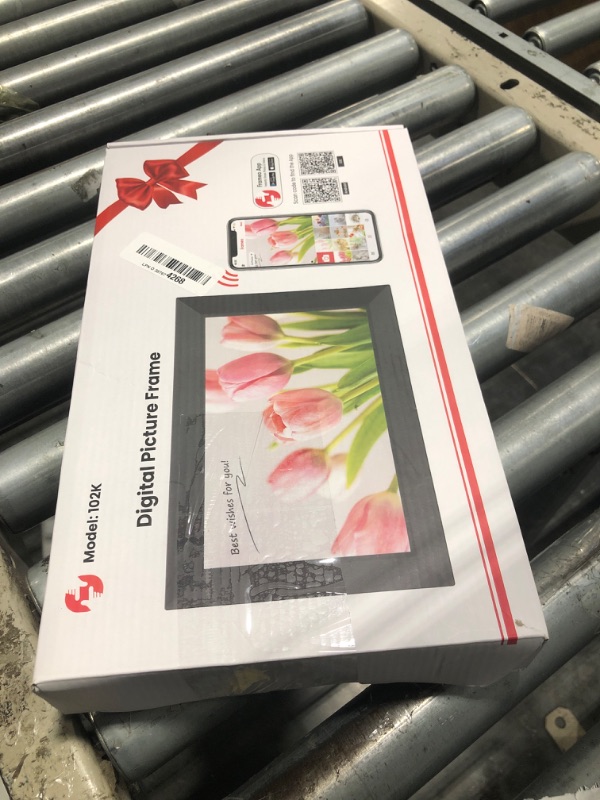 Photo 1 of **ONE PACK***Frameo 10.1 Inch WiFi Digital Picture Frame, 1280x800 HD IPS Touch Screen Photo Frame Electronic, 32GB Memory, Auto-Rotate, Wall Mountable, Share Photos/Videos via Frameo App from Anywhere 2 Pack