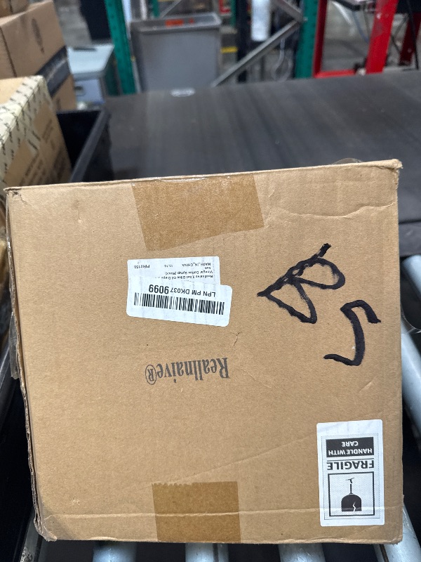 Photo 1 of *****MISSIING ONE DISPENSER**** Reallnaive 2 Sets Olive Oil Dispenser Bottles for Kitchen without Nozzles Funnel Cooking Oil Dispenser 500ml Set for Kitchen Vinegar Coffee Syrup (Black)