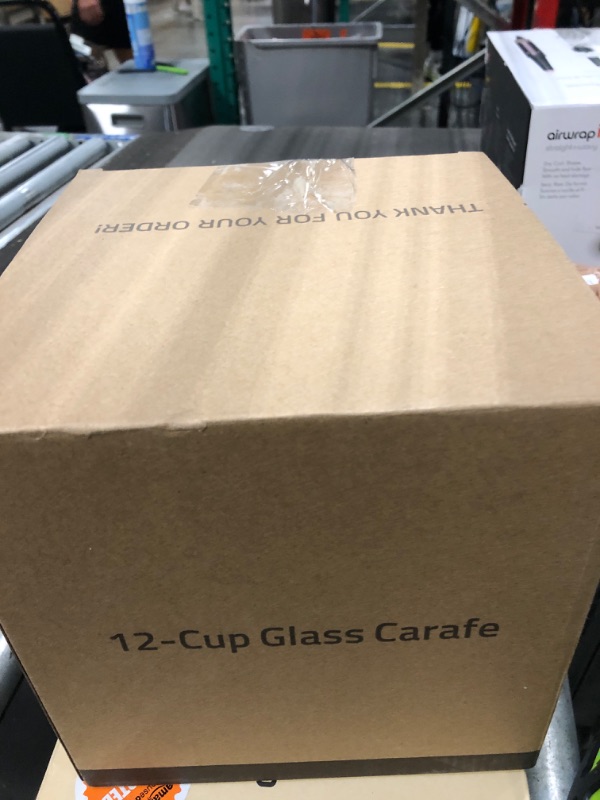 Photo 1 of 12-Cup Replacement Glass Carafe for Cuisinart Coffee Maker Models CHW-12, CHW-12P1, DCC-1100BK, DCC-1200, DCC-2650, DGB-550BK, DGB-550BK1 DGB-625BC, DGB-700BC, and SS-12 Part# DCC-1200PRC