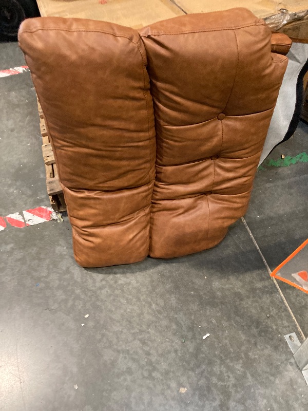 Photo 1 of **STOCK PHOTO FOR REFERENCE ONLY, NOT EXACT!** BROWN LEATHER RECLINER 