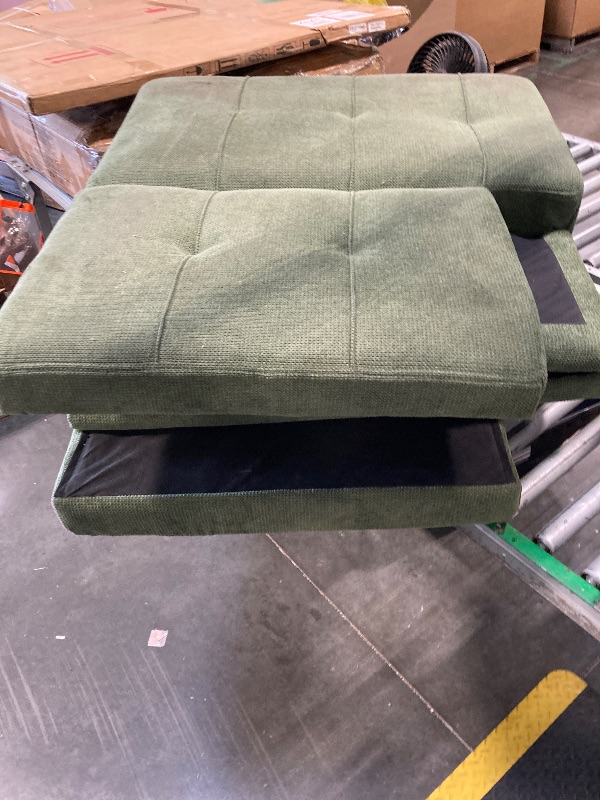 Photo 1 of **STOCK PHOTO FOR REFERENCE ONLY, NOT EXACT!** GREEN FOLDING FUTON