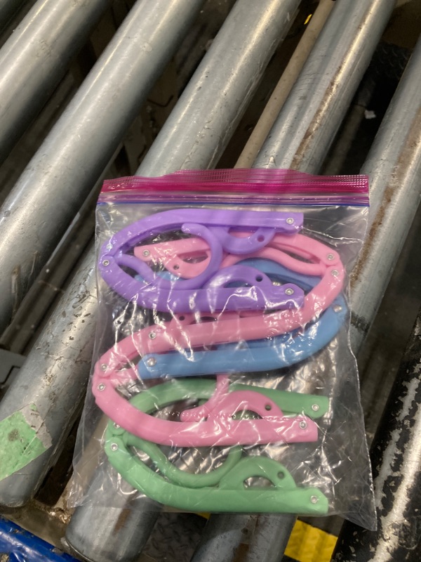 Photo 1 of 10 Pcs Travel Hangers, Cruise Ship Essentials Travel Essentials, Portable Cruises Must Haves 2025, Folding Hangers for Suitcase, RV Camping Airplane Europe Vacation Essential