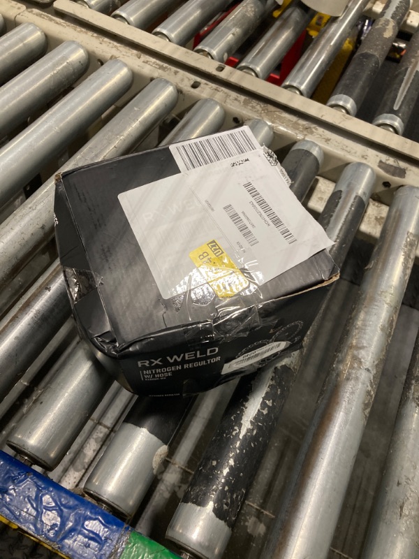 Photo 1 of **ONLY THE HOSE** RX WELD Nitrogen Regulator with 0-800 PSI, CGA580 Inlet, Delivery Pressure Equipment Brass Inlet Outlet Connection Gauges with Refrigeration Hose