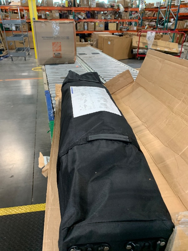 Photo 1 of ***BLACK*****EAGLE PEAK Pop Up Canopy Tent with Wheeled Carry Bag, 8 Stakes, 4 Ropes, 4 Weight Bags, Easy Set Up Tent Canopy, 10x10 ft, 100sqft of Shade, Blue