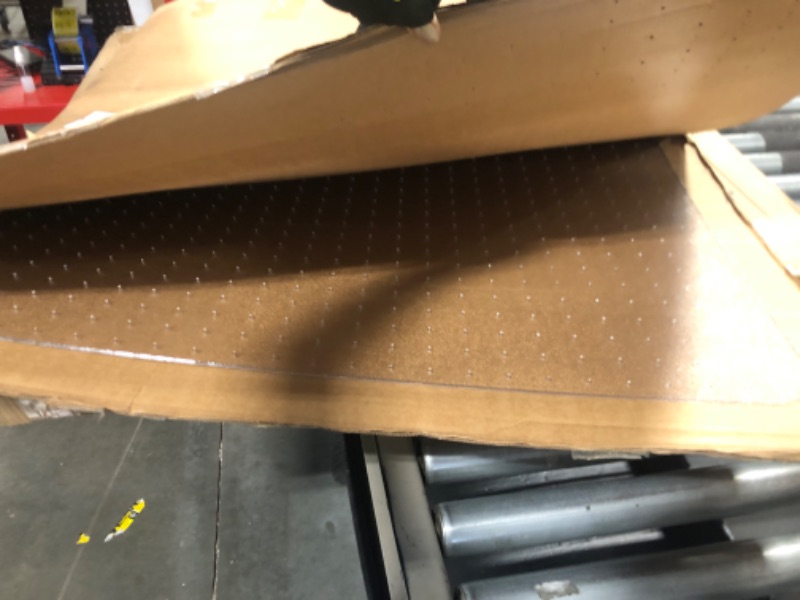 Photo 1 of [Upgraded Version] Crystal Clear 1/5" Thick 47" x 35" Heavy Duty Hard Chair Mat, Can be Used on Carpet or Hard Floor
