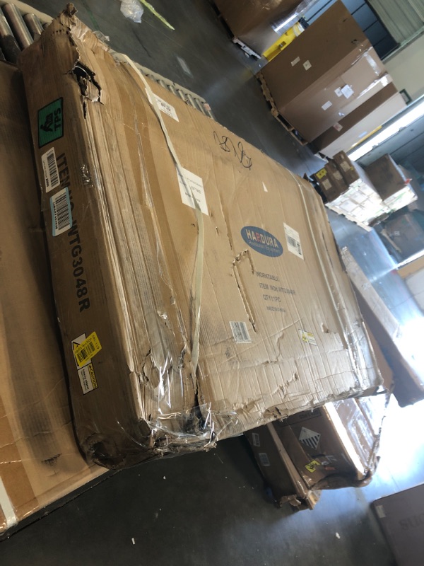Photo 1 of **8FOR PARTS***HARDURA Stainless Steel Prep & Work Table 30 x 48 Inches NSF Heavy Duty Commercial with Undershelf and Backsplash, Galvanized Legs for Commercial Food Prep