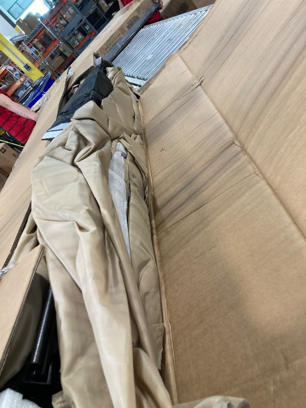 Photo 1 of **FRAME DAMAGED**COBIZI 10x15 Pop up Canopy Heavy Duty with 4 Sidewalls, Easy Set-up Commercial Outdoor Party Canopy, 100% Waterproof Wedding Gazebo, 3 Height Adjustable with Handbag, Khaki