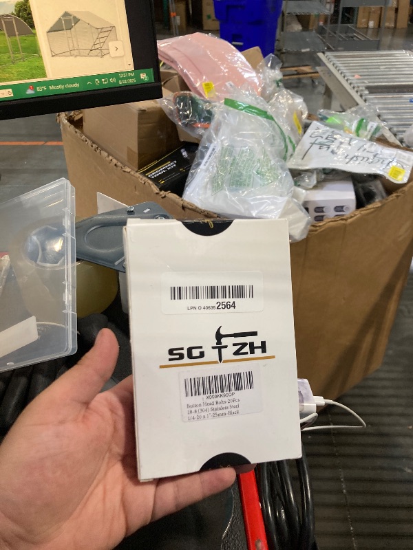 Photo 1 of 1/4-20 x 1 Button Head Socket Cap Bolts Screws, 20Pcs 304 Stainless Steel 18-8, Allen Hex Drive, Black Oxide by SG TZH(with Hex Spanner)
