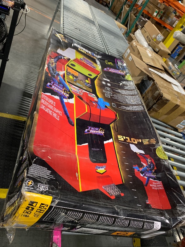 Photo 1 of ***PARTS ONLY - MISSING HARDWARE****
Arcade1Up 17" Time Crisis Arcade Game Machine, LCD Screen Multiplayer w/ Stand Up Cabinet - High Resolution Light Gun Video Gaming Machine