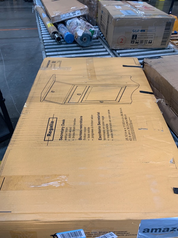 Photo 1 of ***MISSING HARDWARE***Winsome Regalia Secretary Desk, Antique Walnut