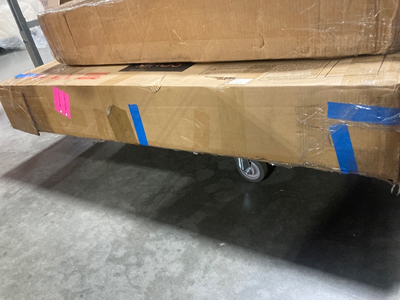 Photo 1 of ***SIMILAR ITEM*** 3 in 1 Portable Folding Stationary Side Crib in Natural, Greenguard Gold Certified, Safety Wheel with Locking Casters, Convertible, 3 Mattress Heights