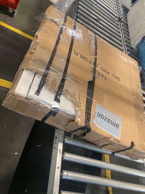 Photo 1 of ***MIRROR CRACK***IDEALHOUSE White Vanity Desk with LED Lighted Mirror & Power Outlet, Makeup Vanity with Drawers & Cabinet & Chair, Vanity Table Set for Bedroom