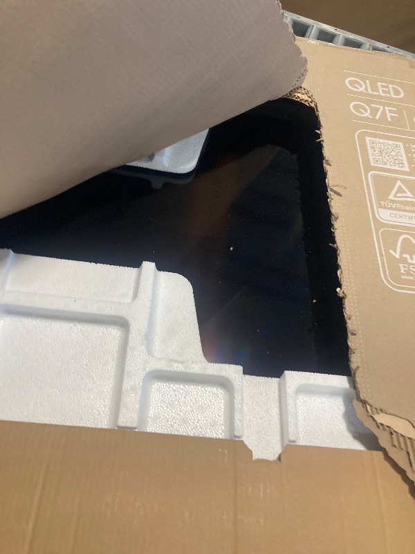 Photo 1 of ***BROKEN SCREEN***SAMSUNG 65-Inch Class QLED Q7F Series Samsung Vision AI Smart TV (2025 Model, 65Q7F) Quantum HDR, Object Tracking Sound Lite, Q4 AI Gen1 Processor, 4K upscaling, Gaming Hub, Alexa Built-in