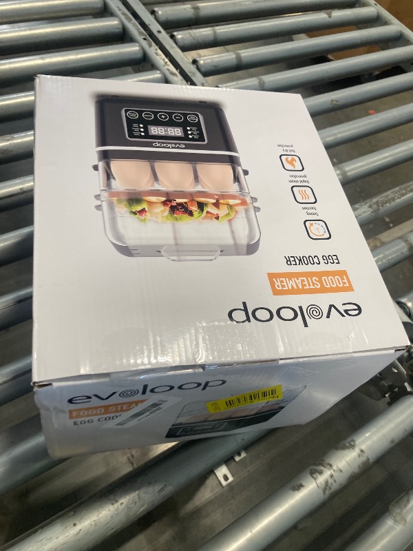 Photo 1 of *UNTESTED*
2 Tiers Electric Food Steamer for Cooking, 4 QT Digital Multi Vegetable Steamer with BPA-Free Stackable Baskets, Rapid Egg Cooker Egg Steamer with Auto Shut-Off, Ideal for Veggies, Seafood, Rice