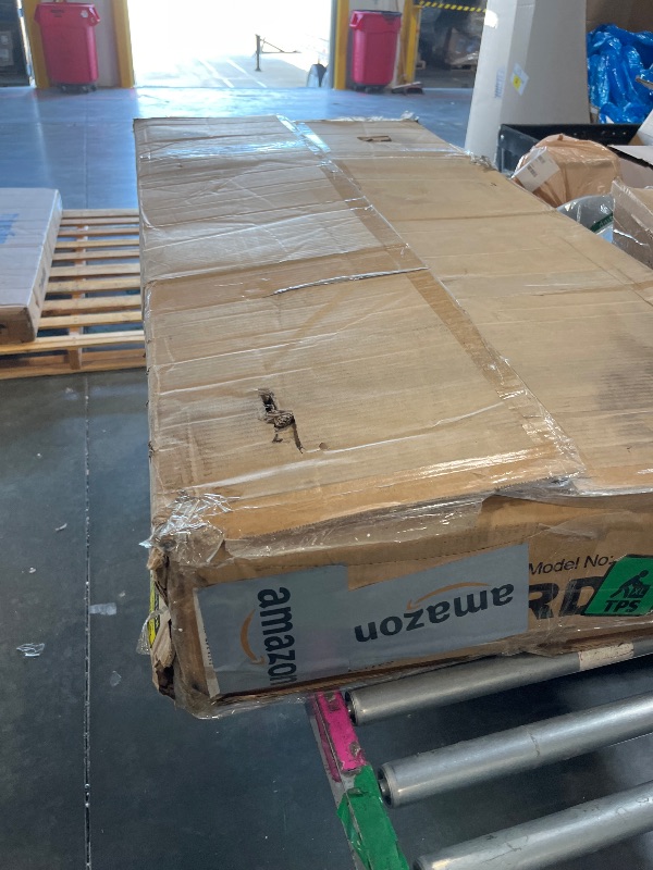 Photo 1 of ***MISSING HARDWARE***SereneLife Folding Treadmill - Foldable Home Fitness Equipment with LCD for Walking & Running, 6 MPH Speed, 1HP Motor, Cardio Machine, 4 Manual Incline Levels, 12 Programs, Bluetooth, 265lbs Capacity.