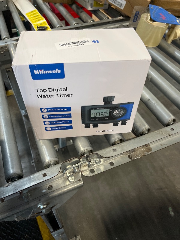 Photo 1 of ** Leaks**WILAWELS 4 Zone Sprinkler Timer, Smart Water Timer for Garden Hose, 4 Outlets Digital Hose Faucet Watering, Automatic Irrigation System/Rain Delay/Manual Watering for Lawn, Yard, Drip Irrigation