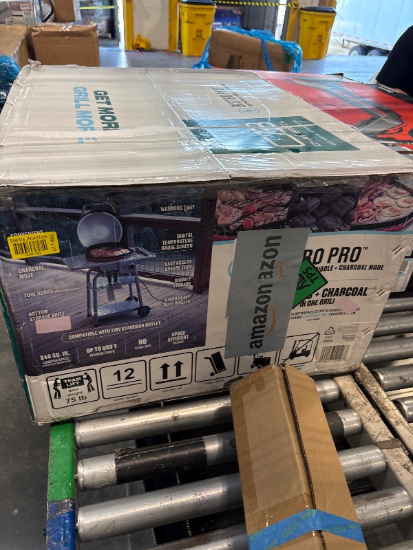Photo 1 of **NEW/STRAPS ARE STILL FULLY INTACT**
Bistro Pro Electric Grill & Griddle + Charcoal Mode, Red - 25302146