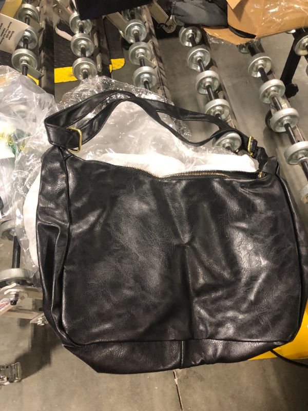 Photo 1 of ***USED**BLACK FAUX LEATHER PURSE