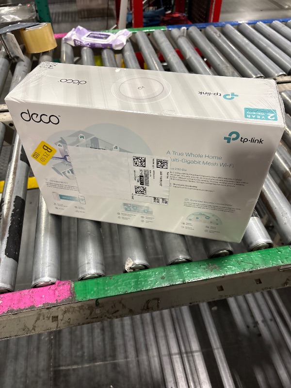 Photo 1 of ***completely factory sealed**
TP-Link Deco BE63 Tri-Band WiFi 7 BE10000 Whole Home Mesh System - 6-Stream 10 Gbps, 4x2.5G Ports Wired Backhaul, 4X Smart Internal Antennas, VPN, MU-MIMO, HomeShield, Free Expert Support (3-Pack)