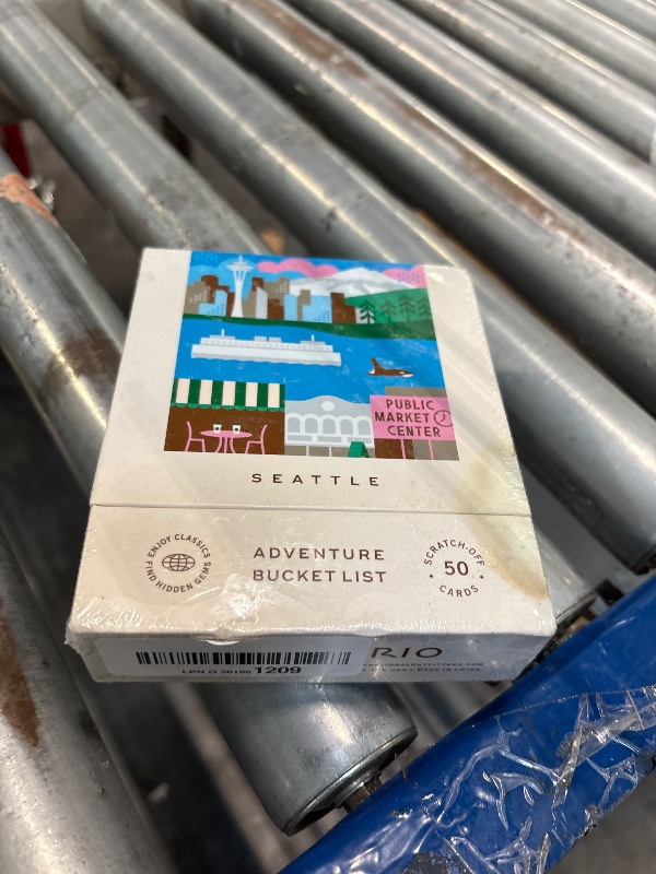 Photo 1 of **COMPLETELY FACTORY SEALED**
Reach International Outfitters Seattle Adventure Bucket List: 50 Scratch-Off Cards for Outdoor Activities, Tourist Attractions, and Road Trips - Perfect Travel Gift and Guide for Exploring Seattle