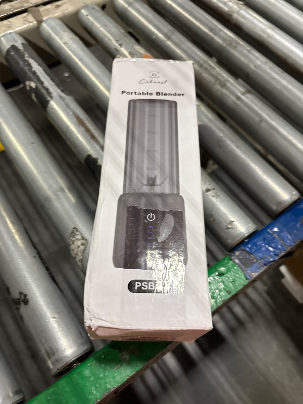 Photo 1 of (SPARE PARTS) COKUNST Portable Blender - Small Smoothie & Shake Maker, 17 Oz (500ml) Personal Blender with 6 Blades, USB-C Rechargeable Mini Mixer with Extra Lid for Travel, Office, Gym.