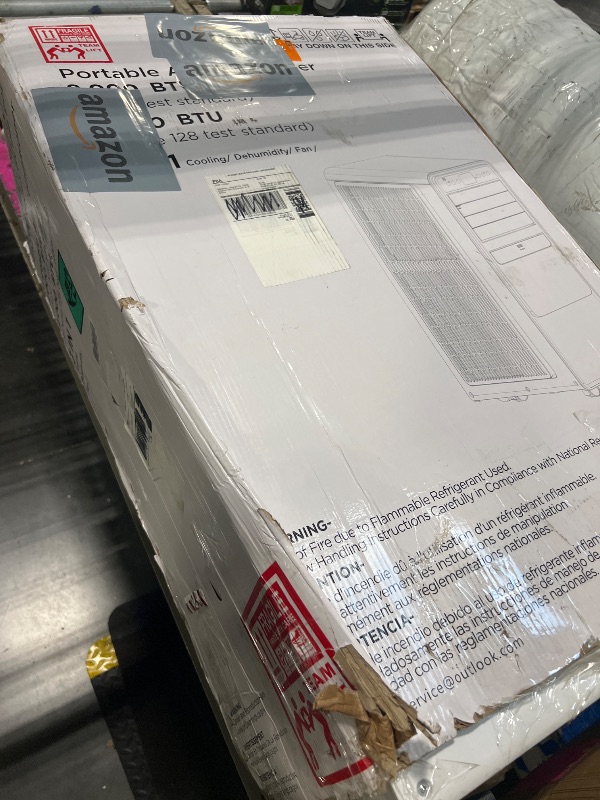 Photo 1 of **** DAMAGED FINAL SALE NO RETURNS ***12,000 BTU Portable Air Conditioners with Digital Display, 3 IN 1 Free standing AC Unit with Dehumidifier & Fan Modes, Cools Room up to 500 sq.ft, Sleep Mode,24H Timer, Installation Kits Included