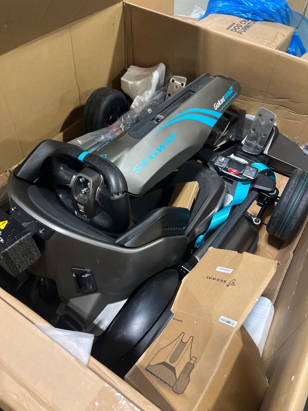 Photo 1 of *** USED AND DAMAGED *** FOR PARTS ONLY *** FINAL SALE ***Segway Ninebot Gokart Pro 2 - High-Speed Electric Go Kart for Ages 14+, Drift & Race with Speeds Up to 26.7 mph