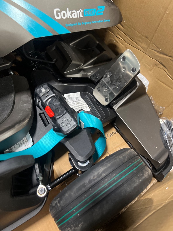 Photo 1 of *** USED AND DAMAGED *** FOR PARTS ONLY *** FINAL SALE ***Segway Ninebot Gokart Pro 2 - High-Speed Electric Go Kart for Ages 14+, Drift & Race with Speeds Up to 26.7 mph