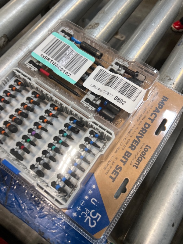 Photo 1 of toolant Impact Driver Bit Set,52-Piece S2 Steel Screwdriver Bit Set,Hex,Torx,Phillips,Slotted,Square Bits and Nut Driver with Case