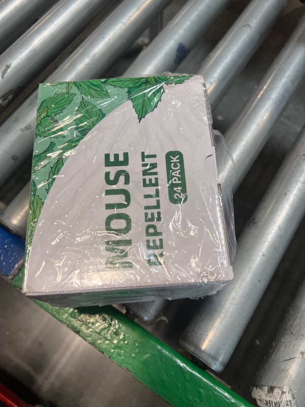 Photo 1 of Pest Rodent Repellent, 24 Pack Peppermint Oil for Mice, Mouse, Rats, Spider, Roach, Ant, Bugs, Squirrel, Insect Repellent Pest Control Indoor & Outdoor Use, Natural Mouse Deterrent Family & Pet Safe