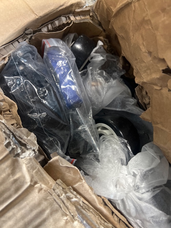 Photo 1 of RIVECO 25U 19” Adjustable Depth Server Rack Support Up to 1700LBS Floor Standing 4 Post Rack with L Rails & Load-Bearing Casters Universal for Network Equipment Black