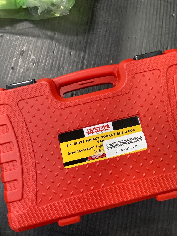 Photo 1 of CASOMAN 15 PCS 3/8" Drive Standard Universal Impact Socket Set, 6-Point, Metric, 8mm - 22mm