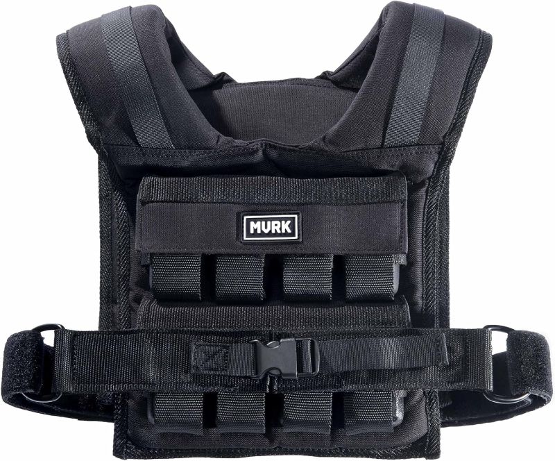 Photo 1 of  Weighted Vest Men 18lbs | 28lbs | 35lbs | 45lbs | 65lbs - Weighted Workout Vest With Removable Iron Weights, Heavy Duty Weighted Exercise Vest For Functional Training & Calisthenics - Weight Vest for Men and Women