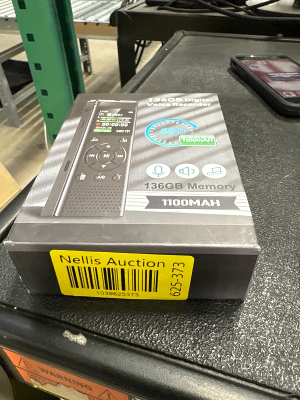 Photo 1 of 136GB Digital Voice Recorder with Playback,9000 Hours Audio Recording Device,Voice Activated Recorder with Noise Reduction,A-B Repeat,Mp3 Player and Password for Lectures Meeting/Classes/Interviews