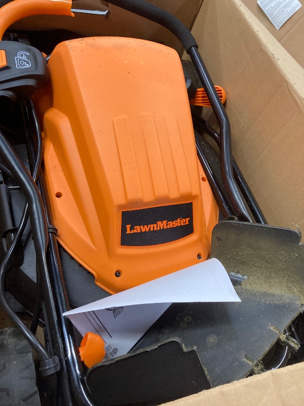 Photo 1 of ***PARTS ONLY***
LawnMaster 19 inch 2-in-1 Electric Lawn Mower, 12AMP, ME1218X
