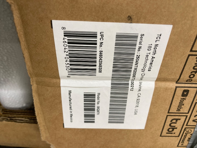 Photo 1 of -for parts- TCL 98-Inch Class QM7K Series QD-Mini LED 4K UHD Google Smart TV Best Premium Mini-LED TV - QLED, 144hz, 288hz Gaming Rate, Anti-Reflective Screen, Bang & Olufsen Audio, Atmos (98QM7K, 2025 Model)