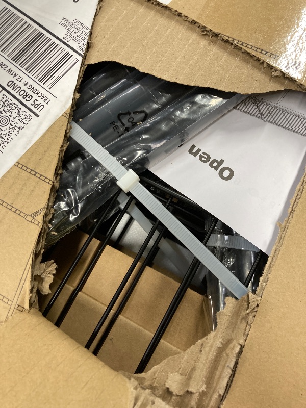 Photo 2 of SONGMICS Clothing Rack, Heavy-Duty Garment Rack with Adjustable Storage Shelves and Hanging Rails, Hooks, Freestanding Portable Wardrobe Closet Rack, Ink Black ULGR436B01