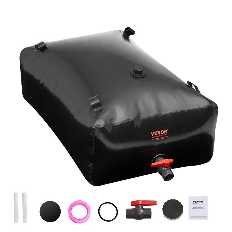 Photo 1 of  330L/87.17 Gallon Water Storage Bladder, RV Water Tank, 1000D PVC Collapsible Water Storage Containers, Large Capacity Soft Water Bag, Portable Water Bladder,Camping, Emergency Water Supply