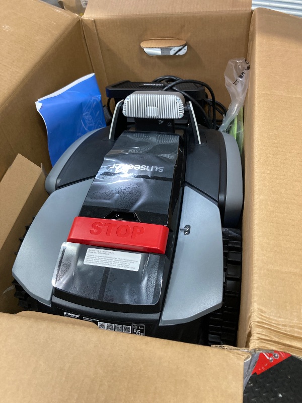 Photo 1 of 
Hero image 0 of Sunseeker V3 Wireless Robot Lawn Mower 0.15 Acre/6,400 Sq Ft, AI Auto Mow, Smart Obstacle Avoidance, App Control, 0 of 11





Reduced price
Sunseeker
Sunseeker V3 Wireless Robot Lawn Mower 0.15 Acre/6,400 Sq Ft, AI Auto Mow, Smart Obstac