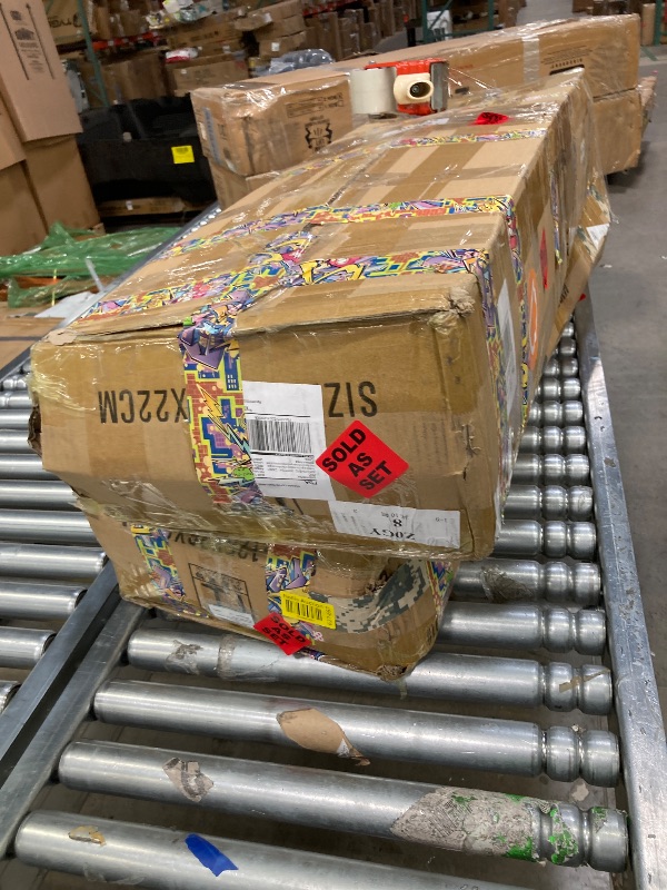 Photo 1 of Wesnoy 4 Set Kid Teepee Tent, Inflatable Airbed Fitted Sheet and Bed Tray Table with Folding Leg Foldable Toddler Play Tent White Washable for Boy Girl Indoor Outdoor Slumber Sleepover Party